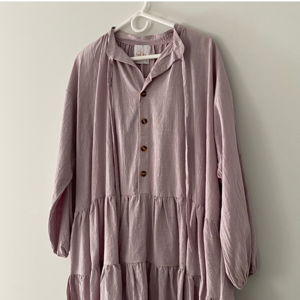 NWT Club Lullaby Pastel Purple/ Lavender Flowy Dress
